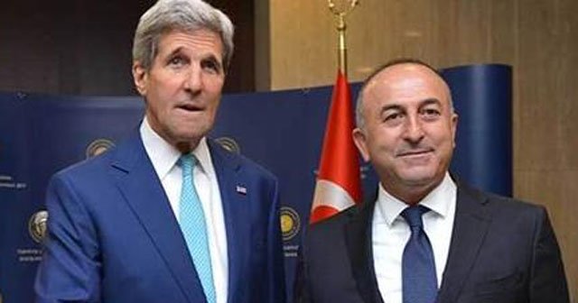 Çavuşoğlu Kerry ile görüştü