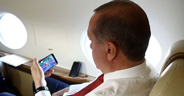 Cumhurbaşkanı Erdoğan şampiyonu böyle izledi