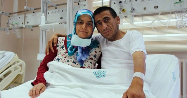 Evlilik yıldönümünde eşine böbreğini hediye etti