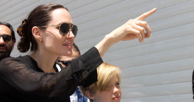 Hollywood starı Jolie Mardin sokaklarında alışveriş yaptı