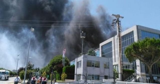 İstanbul Silivri&#039;de korkutan yangın