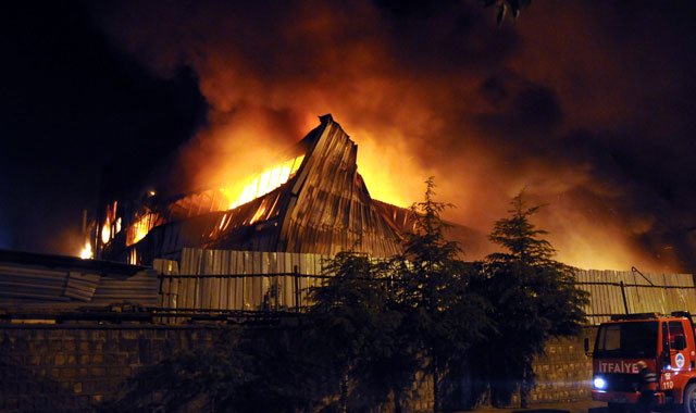 Kayseri&#039;de korkunç yangın