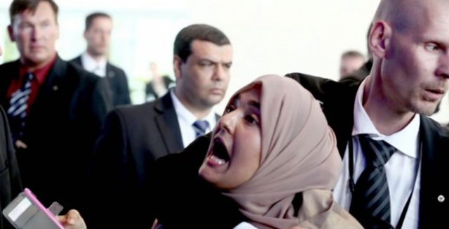 Sisi&#039;yi protesto eden kadın konuştu