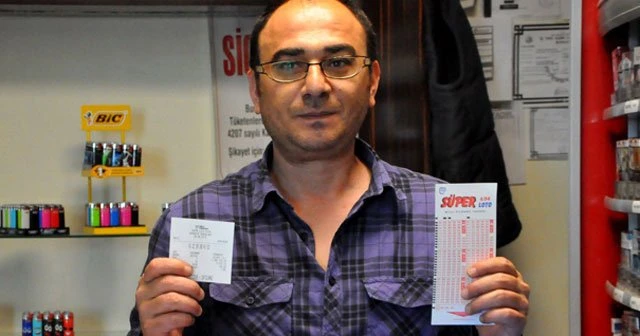 Süper Loto’da büyük ikramiye Uşak’a çıktı