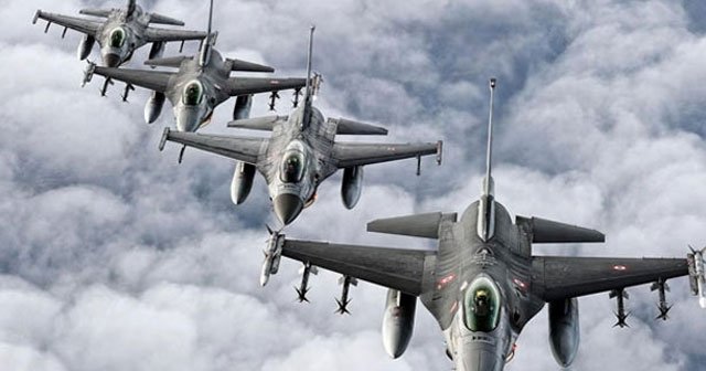 Suriye&#039;den Türk F-16&#039;sına taciz