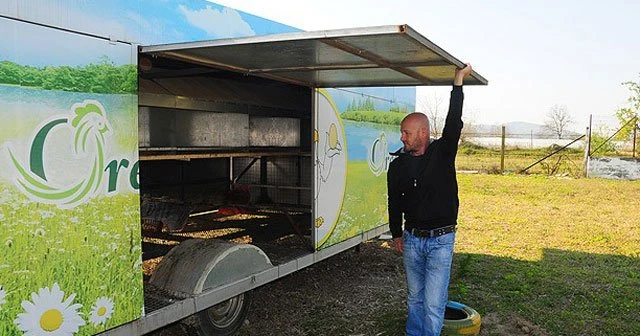 'Köy yumurtası' talebi seyyar kümes yaptırdı