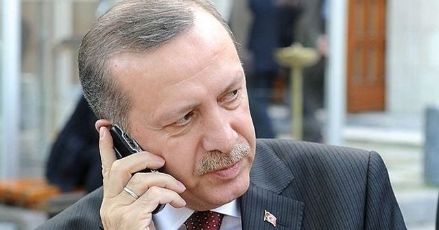 Cumhurbaşkanı Erdoğan&#039;dan telefon trafiği