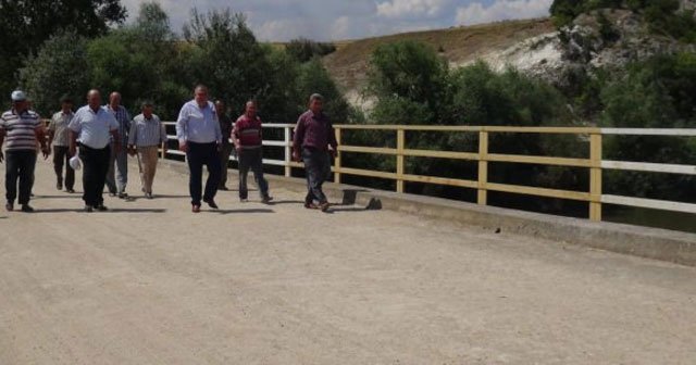 Edirne&#039;de taş ocağı protestosu