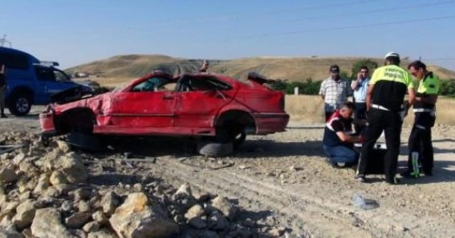 Elazığ&#039;da kaza, 3 ağır yaralı