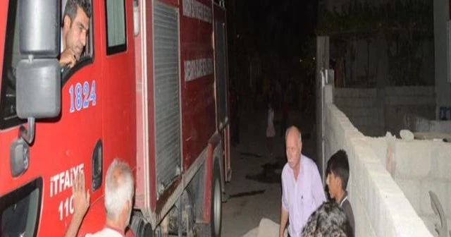 Nusaybin'de itfaiye erlerini rehin aldılar