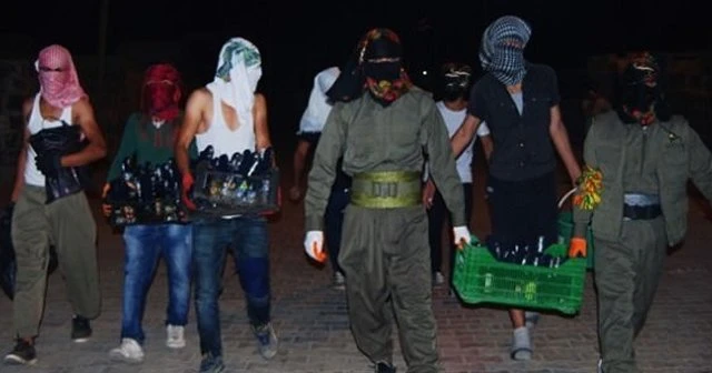 PKK'lılardan kasa kasa molotof