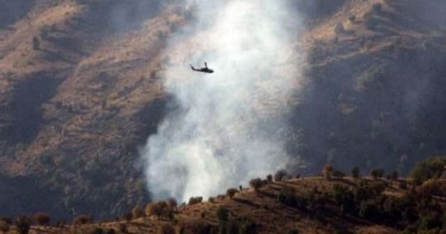 PKK&#039;nın beş gizli silah deposu vuruldu