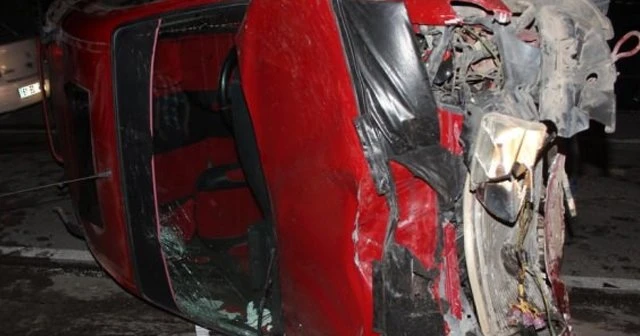 Samsun'da feci trafik kazası, 10 yaralı