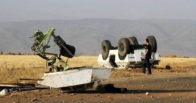 Şırnak'ta polis panzeri devrildi, 2 polis ağır yaralı