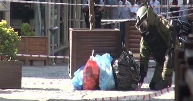 Taksim Talimhane'de şüpheli paket alarmı