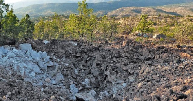 Teröre ağır darbe! İşte bombalanan PKK&#039;nın kamplarının son hali