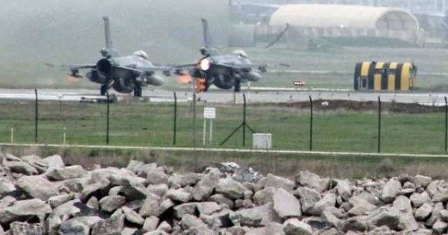 Vur emri verildi, F-16&#039;lar Diyarbakır&#039;da