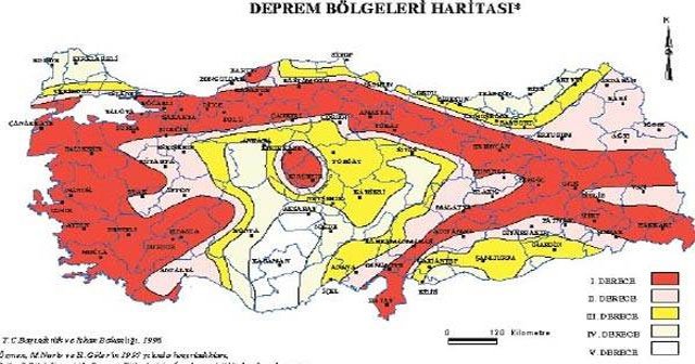 19 yıllık haritaya göre bina yapılıyor