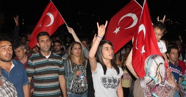 Başkent’te terör protestosu