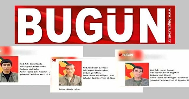 Bugün TV&#039;de PKK&#039;lılar için şehit tanımlaması