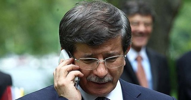 Davutoğlu&#039;ndan şehit babasına telefon