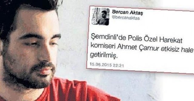 HDP&#039;li Bercan Aktaş tutulandı