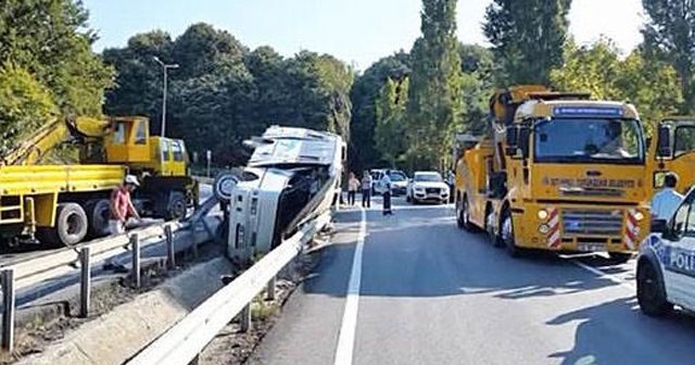 İstanbul&#039;da kaza 1 ölü 13 yaralı