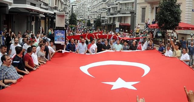 Samsun&#039;da teröre tepki yürüyüşü