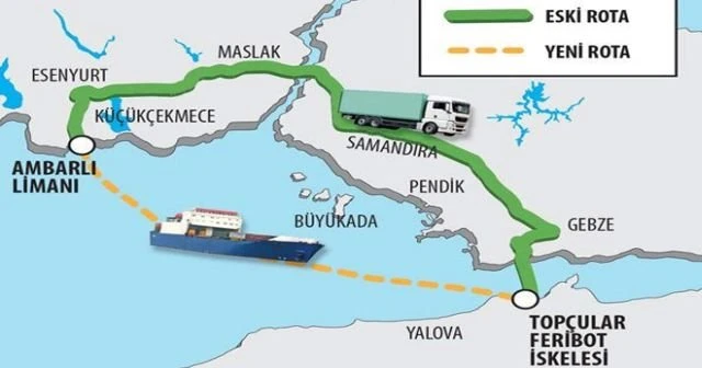 TIR'lar için Ambarlı'ya özel liman