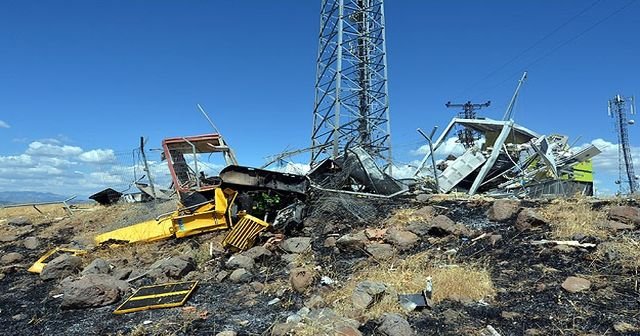 Tunceli&#039;de baz istasyonuna saldırı düzenlendi