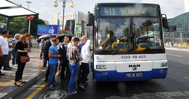 Ankara&#039;da EGO otobüsleri ücretsiz