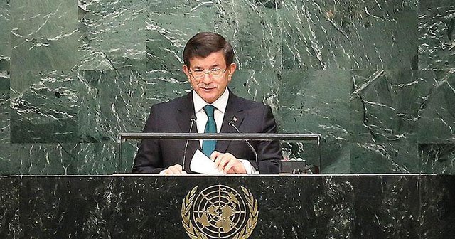 Başbakan Davutoğlu, BM&#039;de konuştu