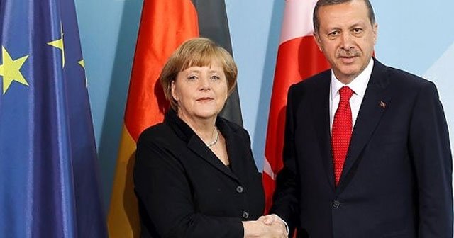 Cumhurbaşkanı Erdoğan Merkel&#039;le görüştü