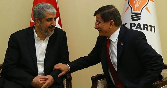 Davutoğlu, Halid Meşal'i kabul etti
