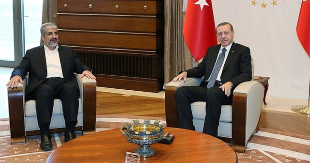 Erdoğan, Hamas siyasi büro şefi Meşal ile görüştü