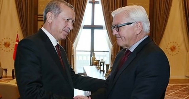 Erdoğan, Steinmeier ile görüştü