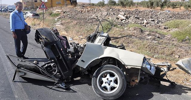 Gaziantep'te trafik kazası, 3 ölü