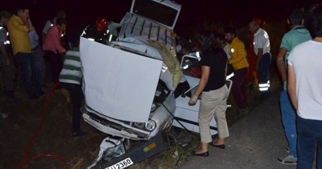 Manisa'da trafik kazası, 5 yaralı