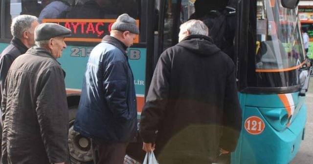 Özel halk otobüsleri için 65 yaş müjdesi