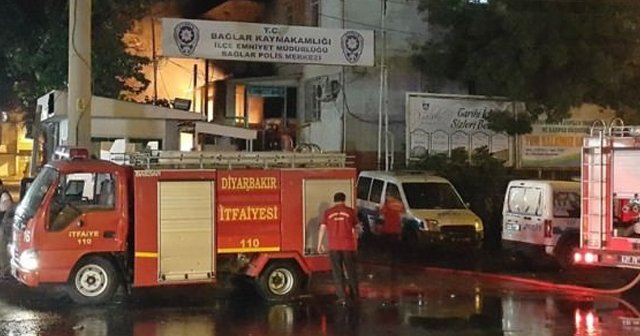 Polis merkezine bombalı saldırı, 6 kişi zehirlendi