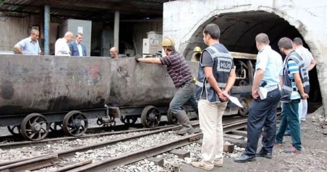 Zonguldak'ta maden ocağında göçük, 1 ölü