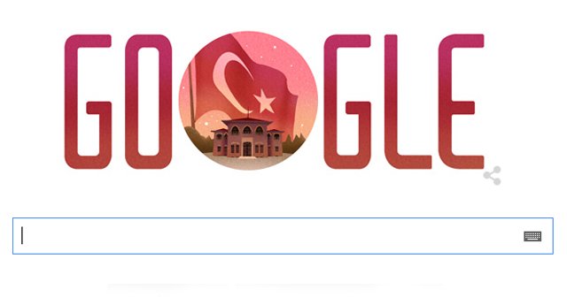 29 Ekim Türkiye Cumhuriyet Bayramı Doodle oldu, Google Cumhuriyet Bayramı&#039;nı işledi