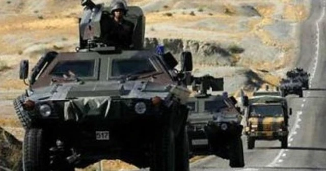 Askeri konvoya mayınlı saldırı, çok sayıda yaralı var