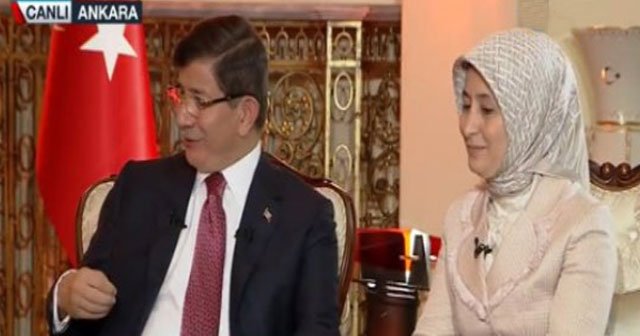 Başbakan Davutoğlu ve Sare Davutoğlu'ndan önemli açıklamalar