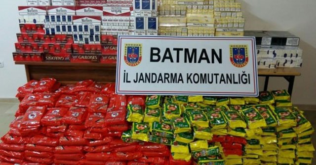 Batman&#039;da kaçakçılık operasyonu