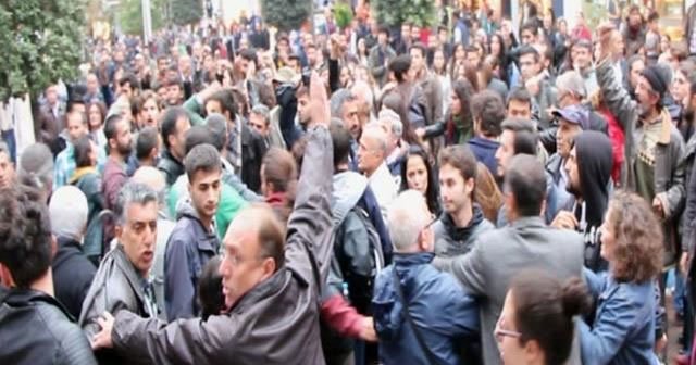 Bombalı saldırı protestosunda gerginlik