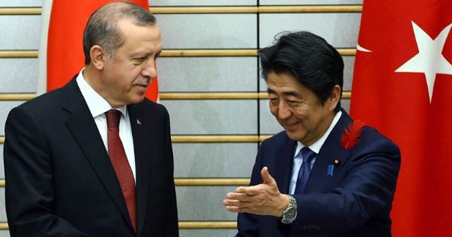 Cumhurbaşkanı Erdoğan, Japonya Başbakanı Abe ilegörüştü