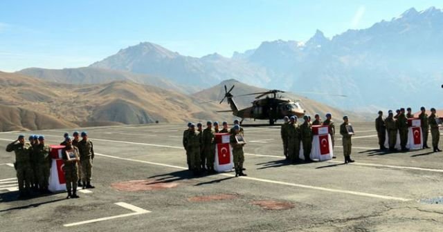 Dağlıca şehitleri memleketlerine uğurlandı