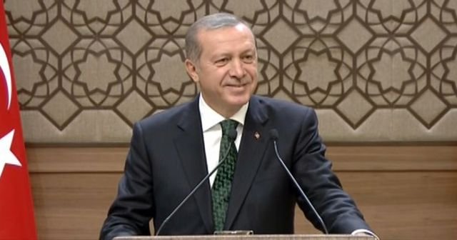 Erdoğan&#039;ın bu sözleri salonu güldürdü