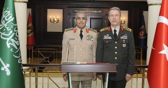 Hulusi Akar&#039;a Suudi Arabistan&#039;dan ziyaret